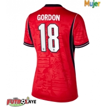 Camiseta Inglaterra Anthony Gordon #18 Visitante Equipación para mujer Mundial 2026 manga corta